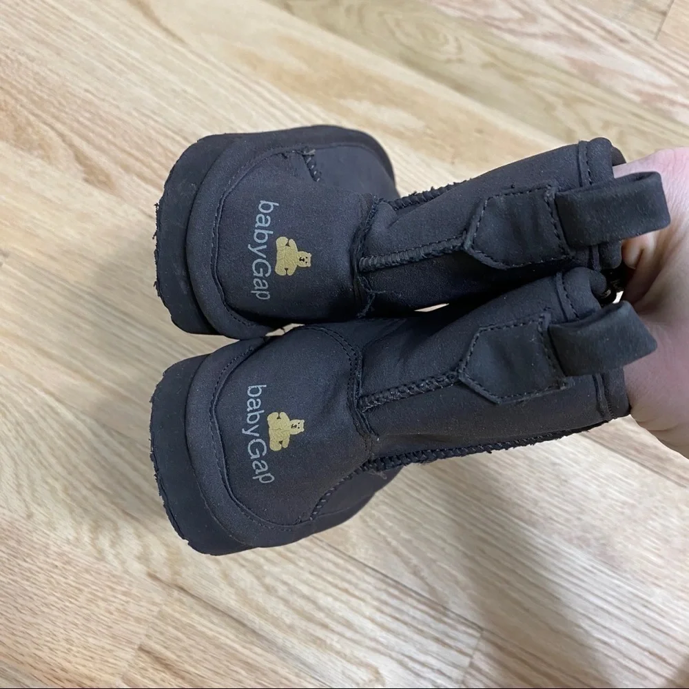 Gap Chocolate Brown Suede Boots Sz 8 Kids Toddler